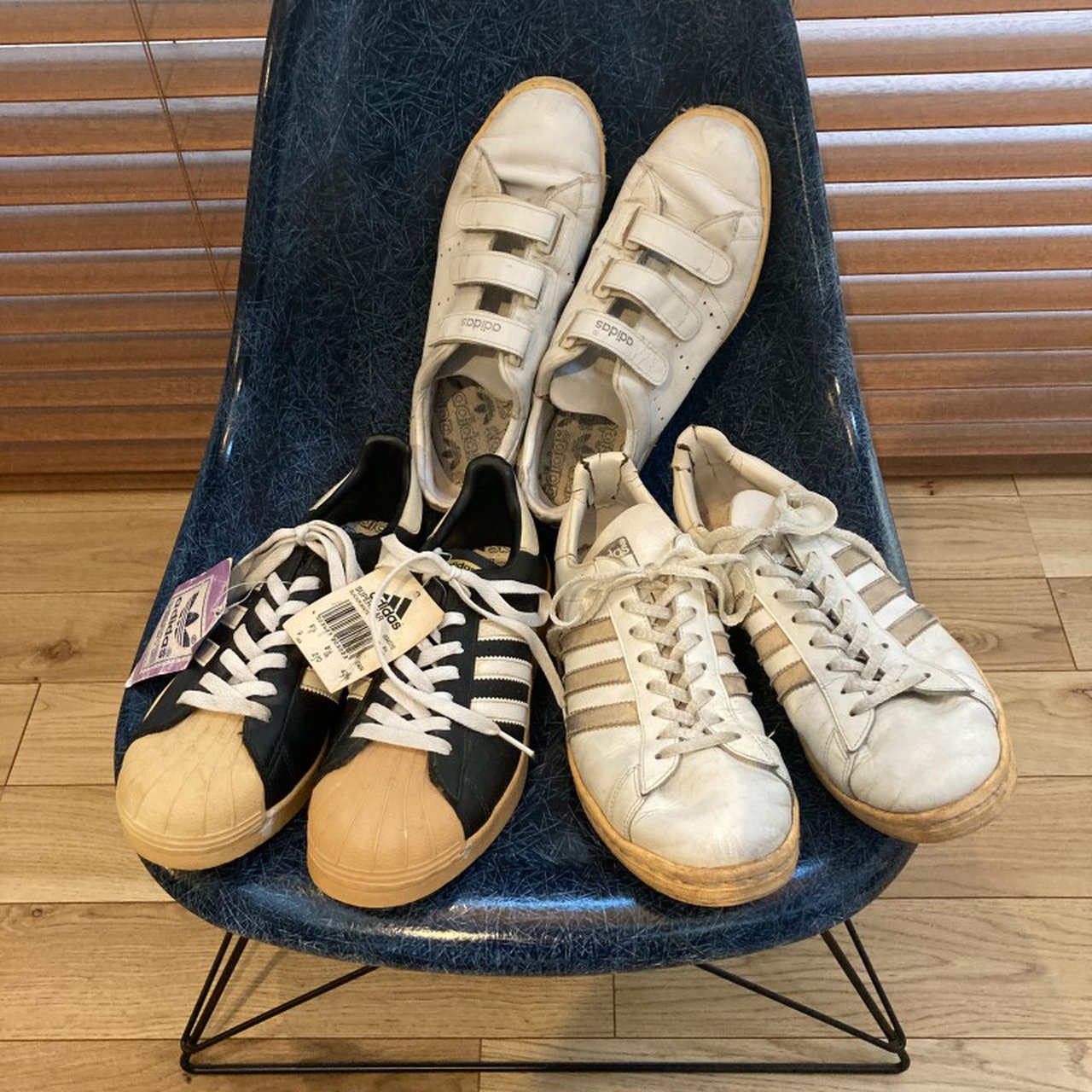 My adidas #07】スタンスミスのベルクロ版のようなデザイン。70年代に