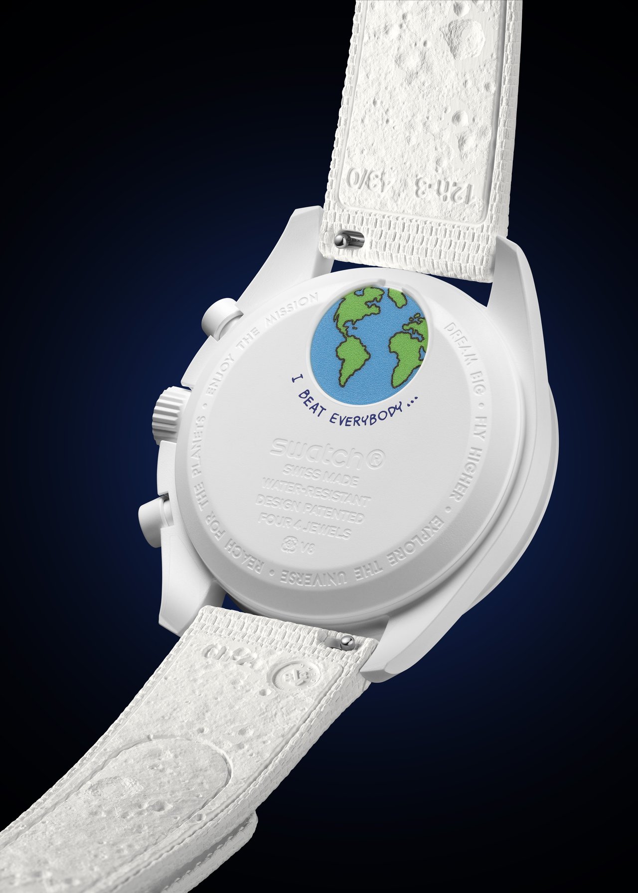 オメガ×スウォッチ新作】完売必至。ムーンフェイズに刻まれる