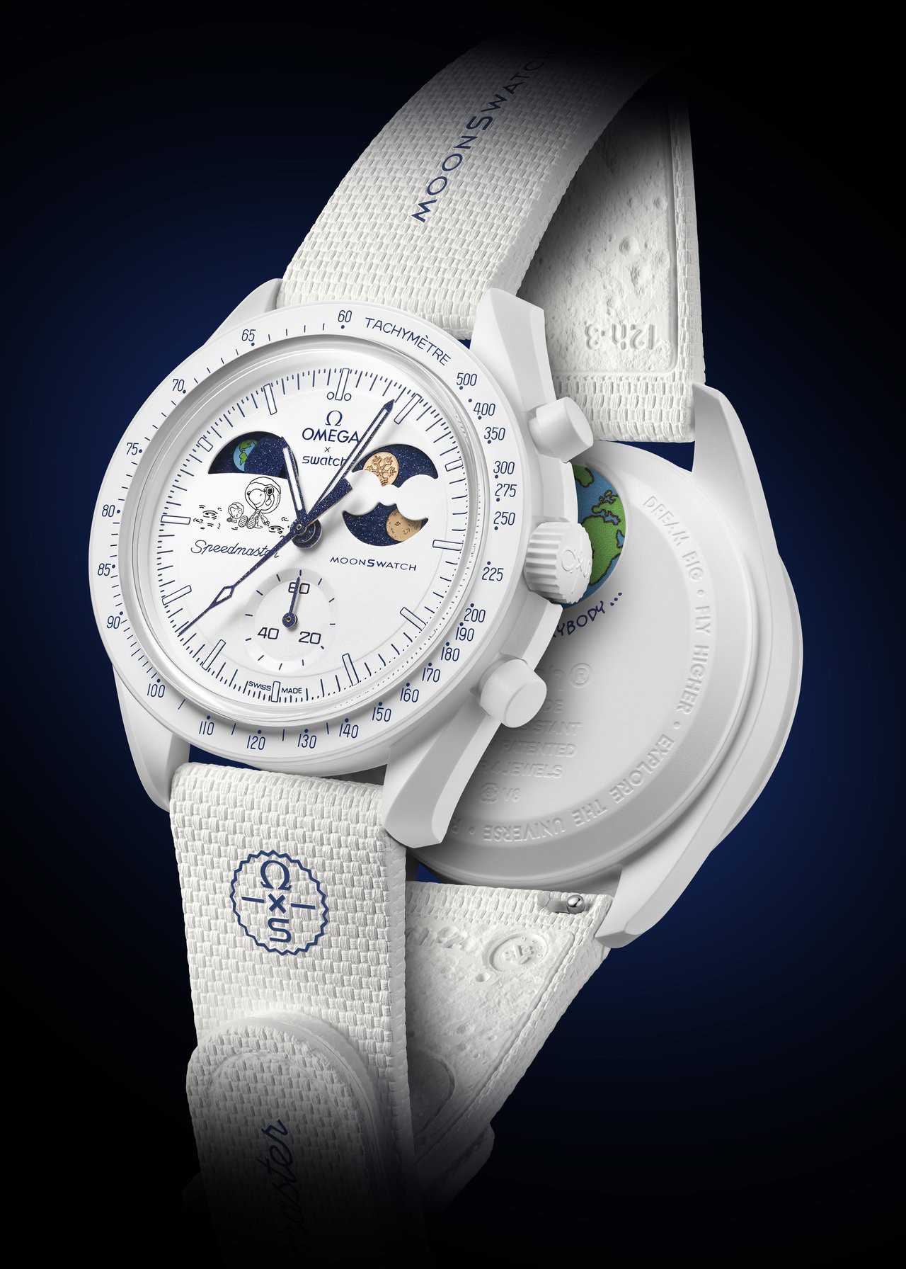 オメガ×スウォッチ新作】完売必至。ムーンフェイズに刻まれる