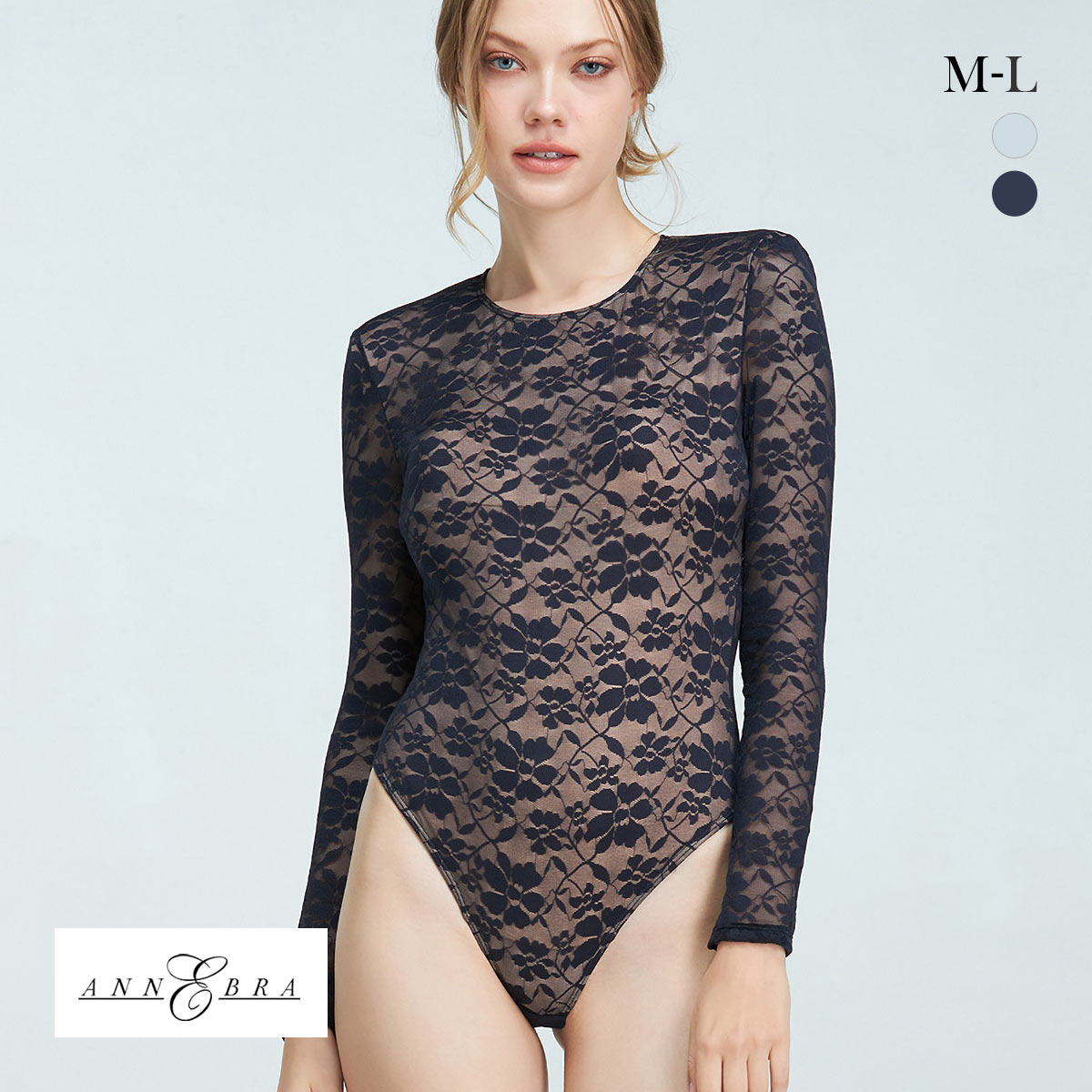 アンブラ Waltz レース ボディスーツ テディ ANNEBRA | SHIROHATO(白鳩)