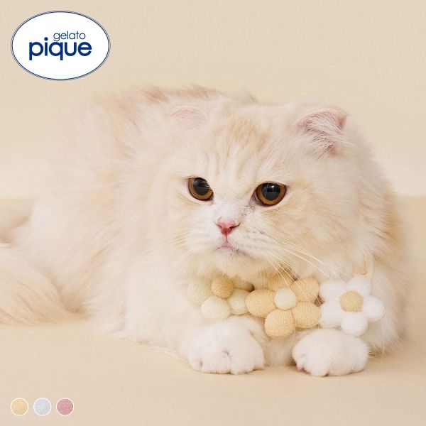 ジェラートピケ CAT&DOG フラワーモチーフねこじゃらし ジェラピケ