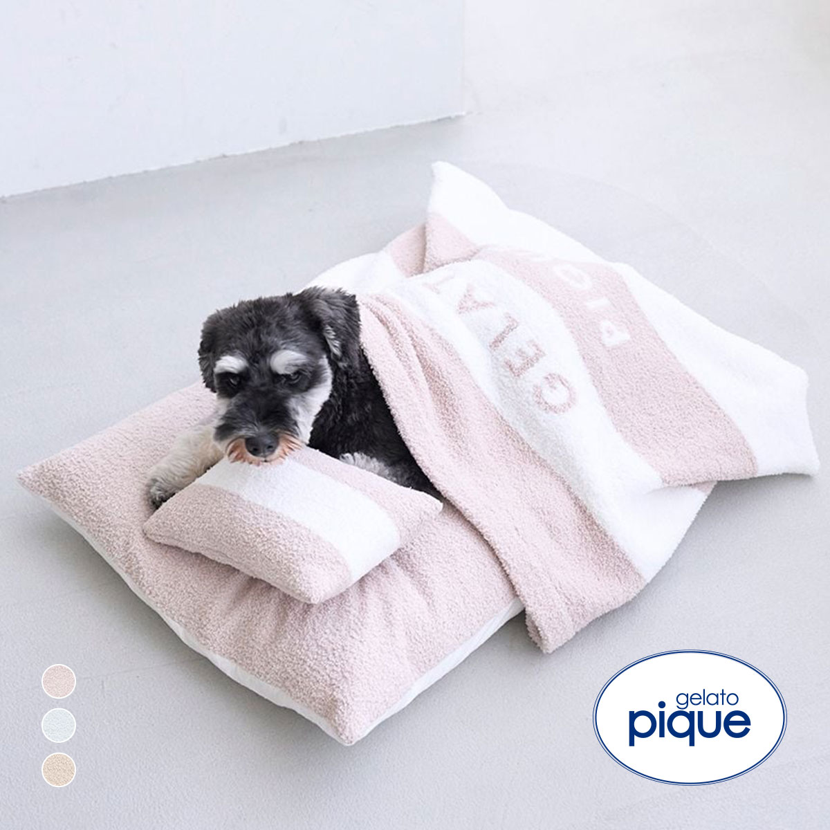 ジェラートピケ CAT&DOG ベビモコおふとんセットL ジェラピケ gelato
