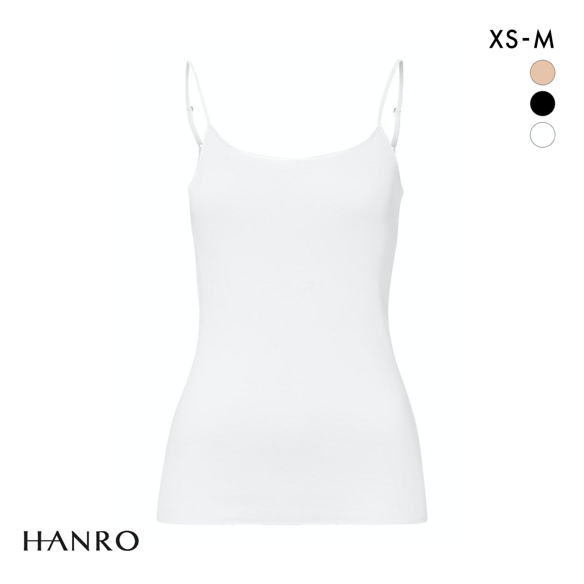 ハンロ コットン シームレス キャミソール HANRO COTTON SEAMLESS U
