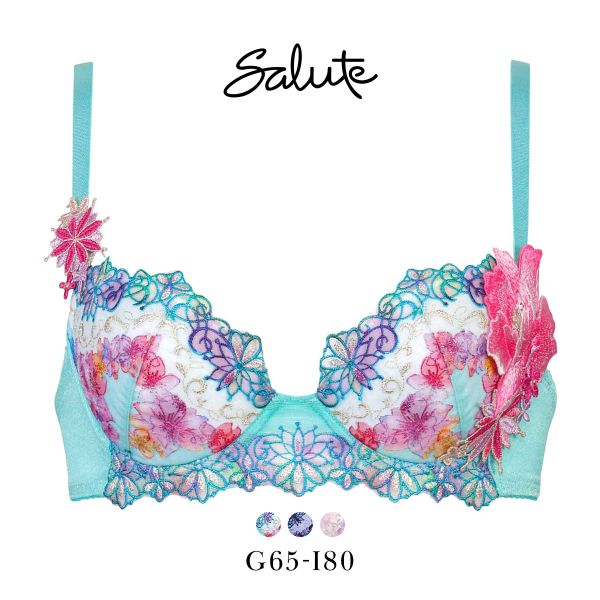 ワコール サルート 50グループ 50G P-UP ブラジャー DEF プッシュ