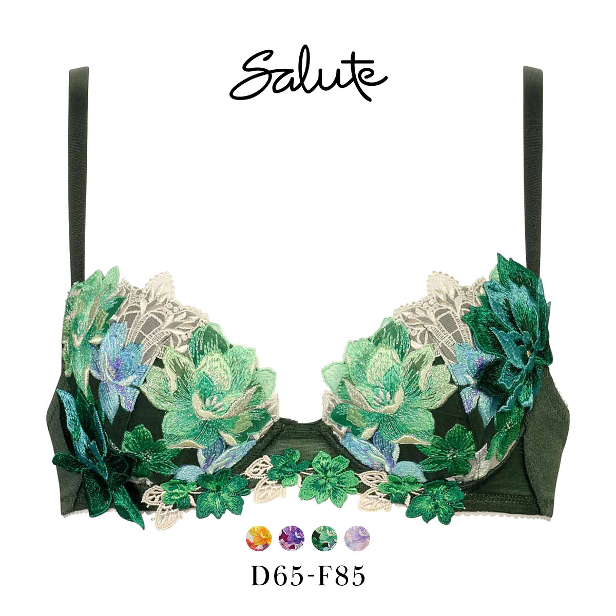 ワコール Wacoal サルート Salute 30G P-UP ブラジャー DEF プッシュ