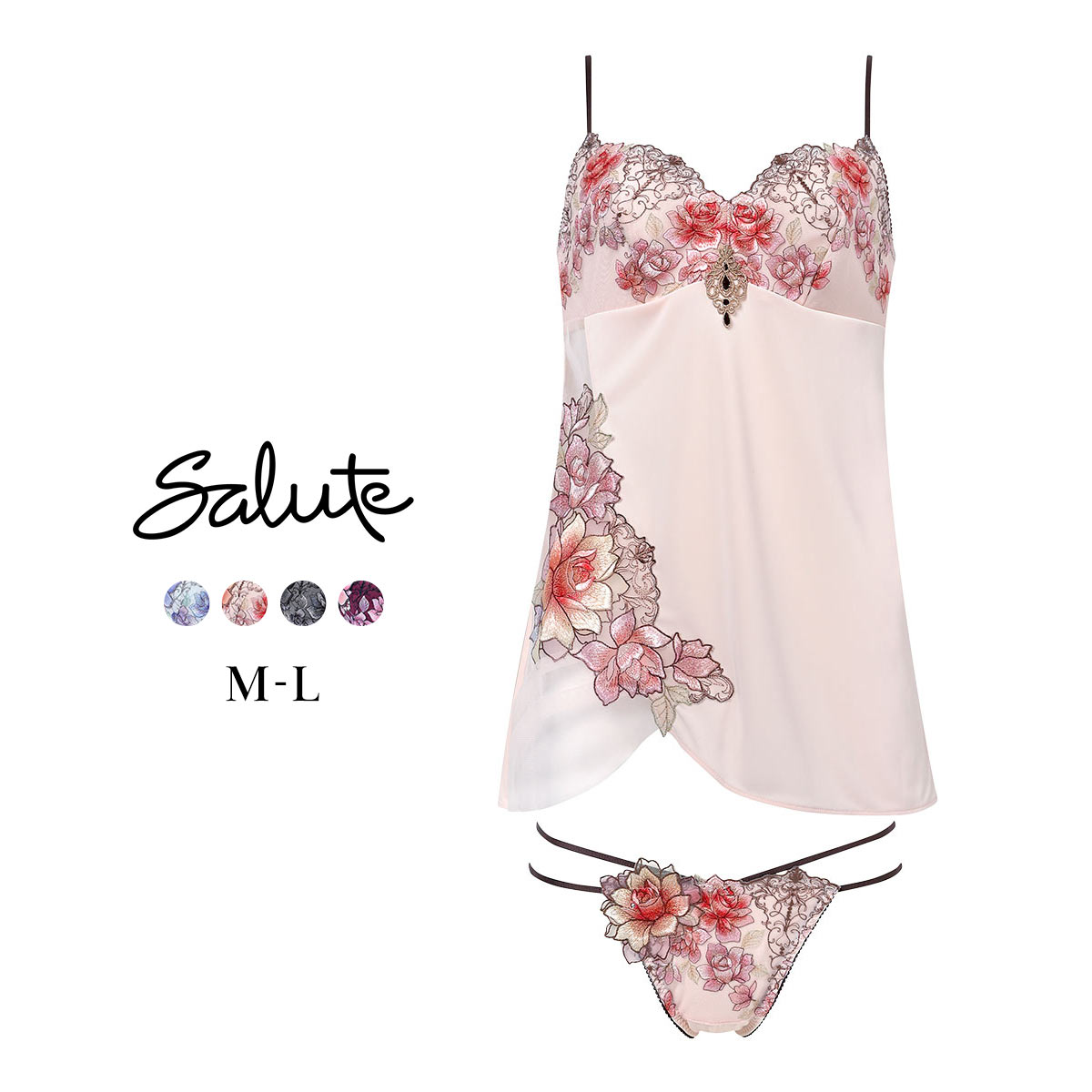 ワコール サルート 23グループ 23G セットアップ ML キャミソール T