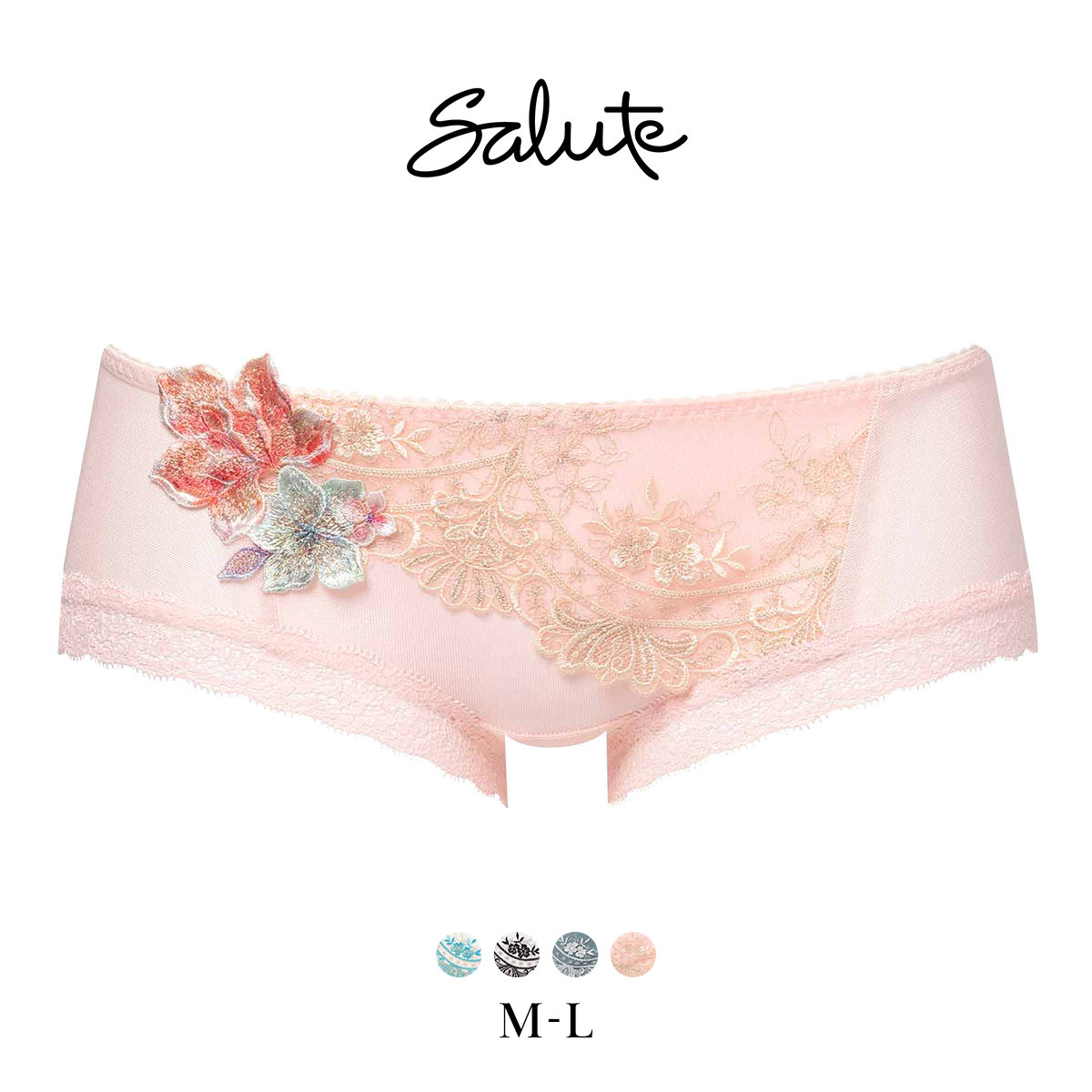 ワコール サルート 13グループ 13G ボーイレングスショーツ ML Wacoal