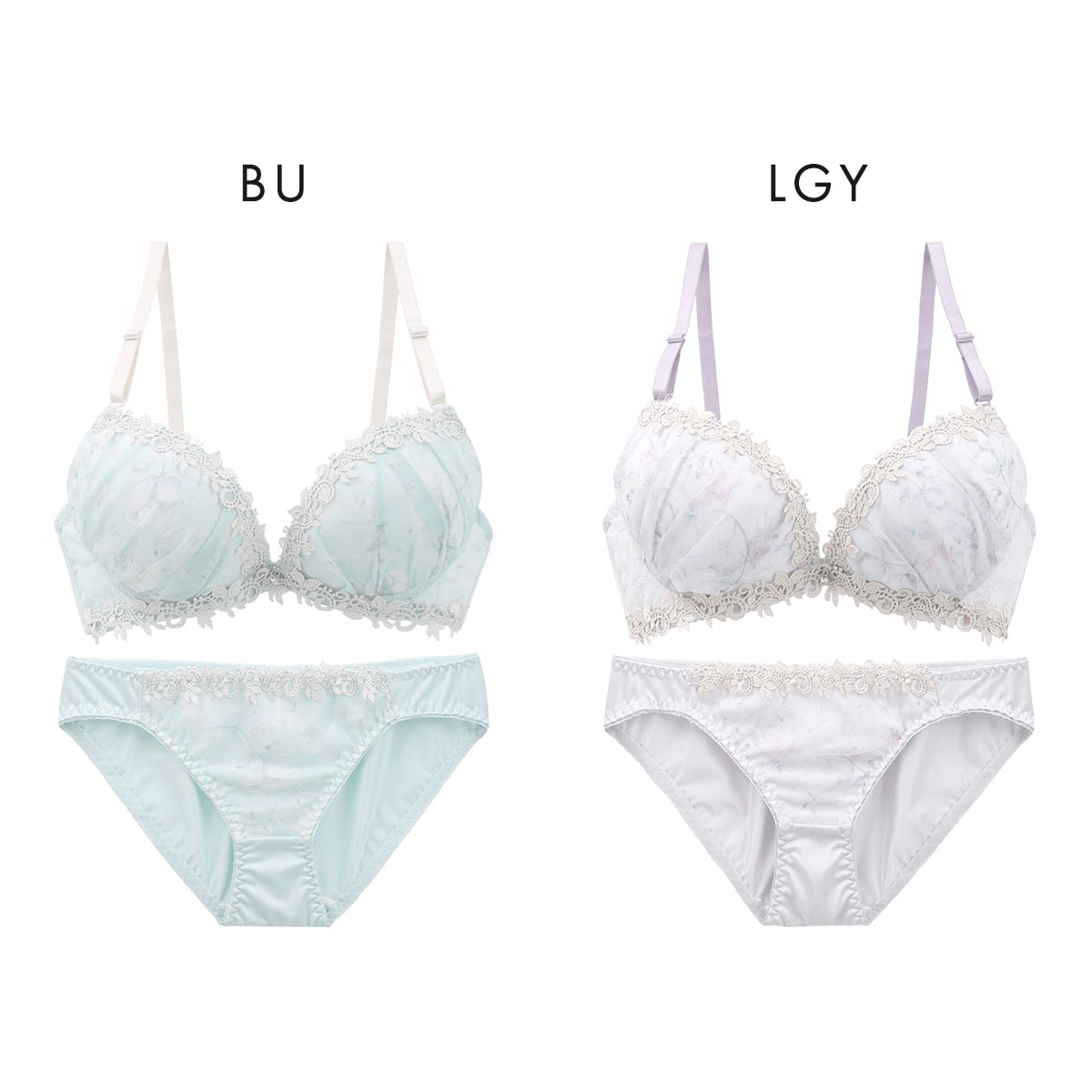 ピュアシェリ ミスティックボタニカル ブラセット ABCD ブラジャー