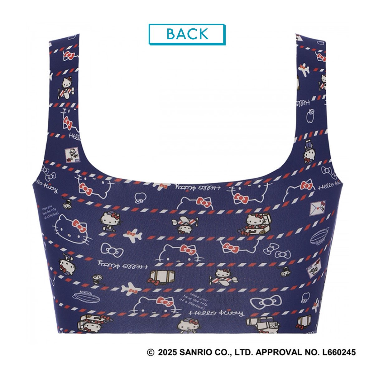 トリンプ スロギー ゼロフィール ブラ ハーフトップ ハローキティ