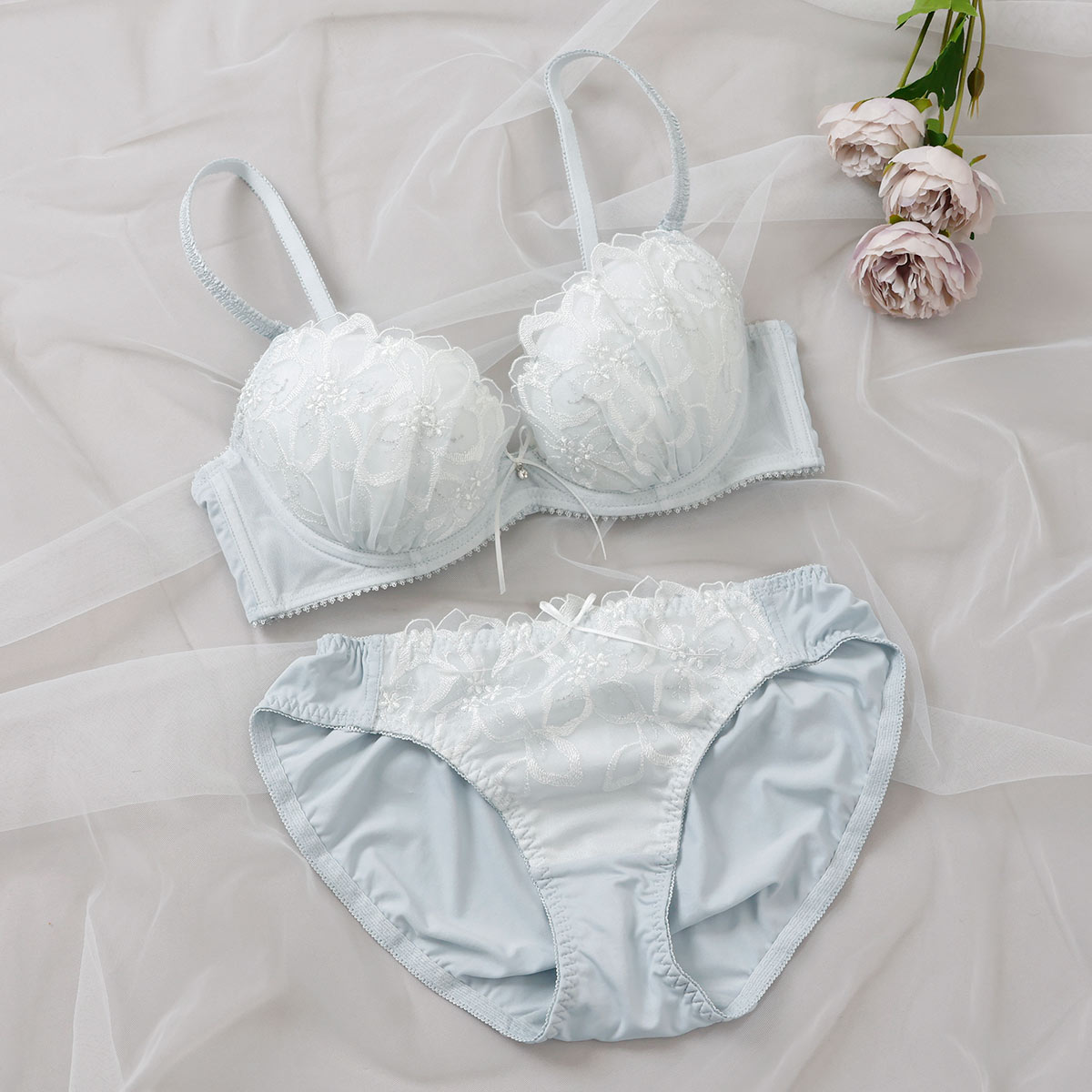 パリーゼ クレールフローラル ブラセット ABCDEF ブラジャー ショーツ