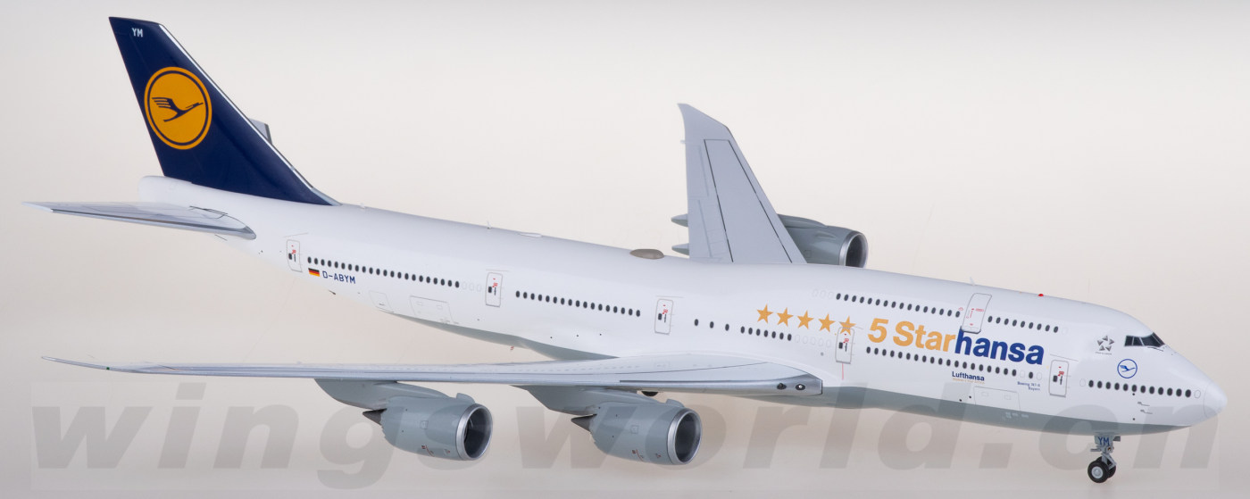 EW2748005 Lufthansa 汉莎航空Boeing 747-8 D-ABYM JC Wings 1:200