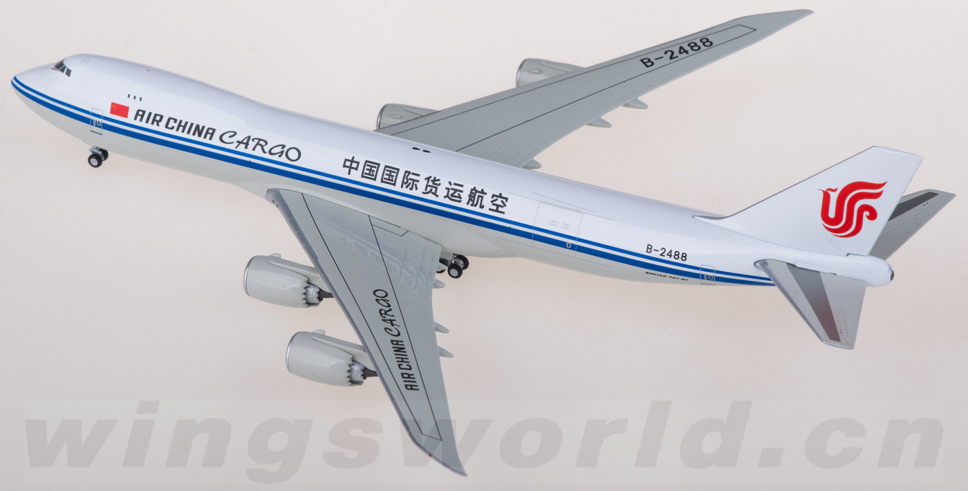 CAO017 Air China Boeing 747-8F B-2488 NGmodels 1:400 -飞机模型世界