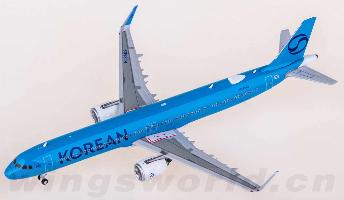 PH04668 Korean Air Airbus A321neo HL8509 Phoenix 1:400 -飞机模型世界
