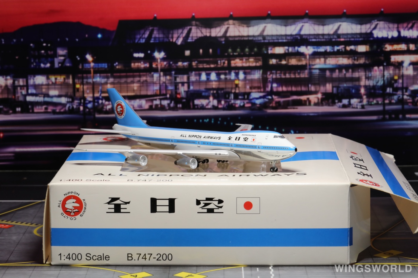 Big Bird 1:400 Boeing 747-100 ANA 全日空BB4-2005-031 JA8136 1970