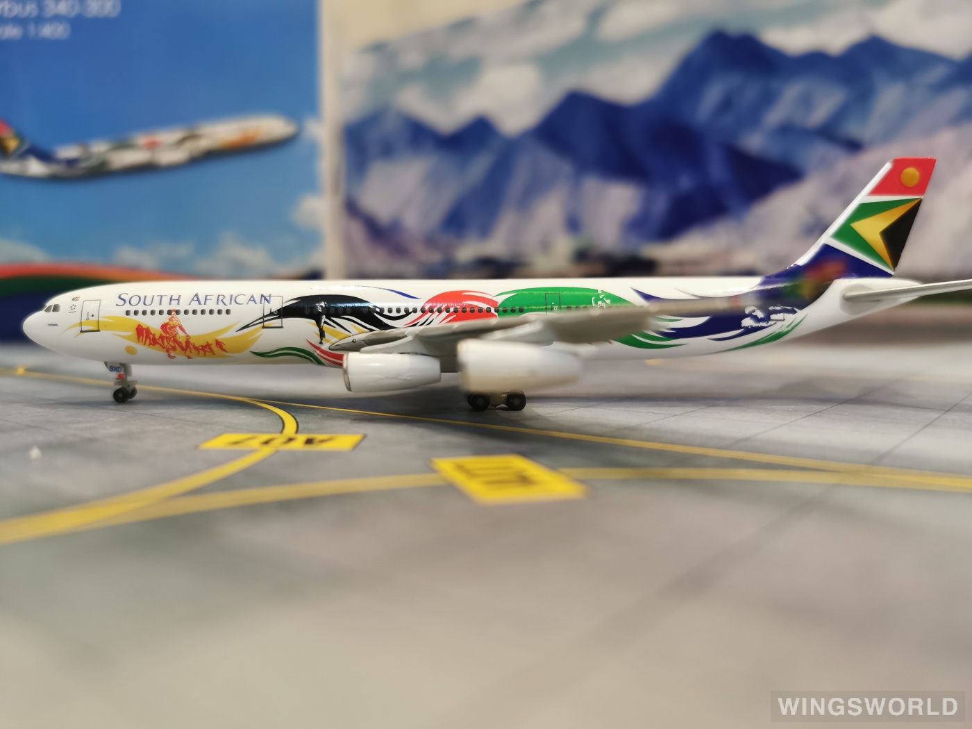 Phoenix 1:400 Airbus A340-300 South African Airways 南非航空