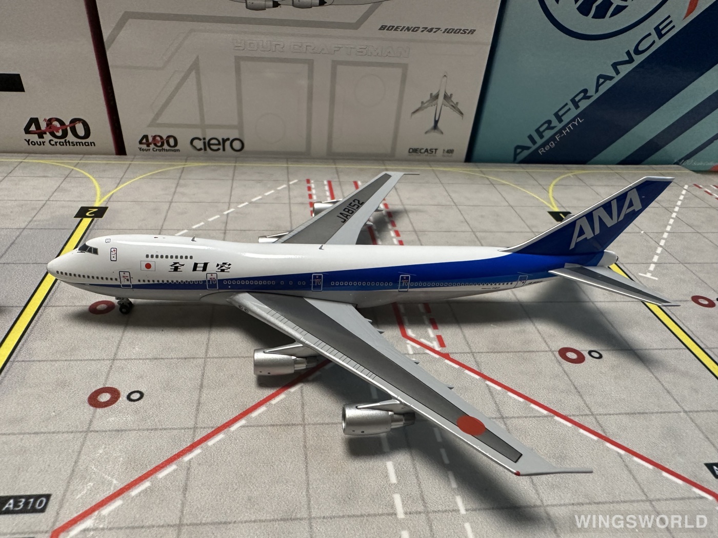 Big Bird 1:400 Boeing 747-100 ANA 全日空BB4-741-003 JA8152 的点评