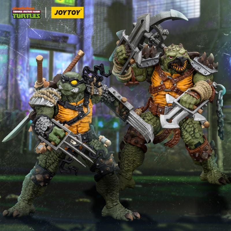 JOYTOY Teenage Mutant Ninja Turtles TMNT Slash and Tokka - JOYTOY