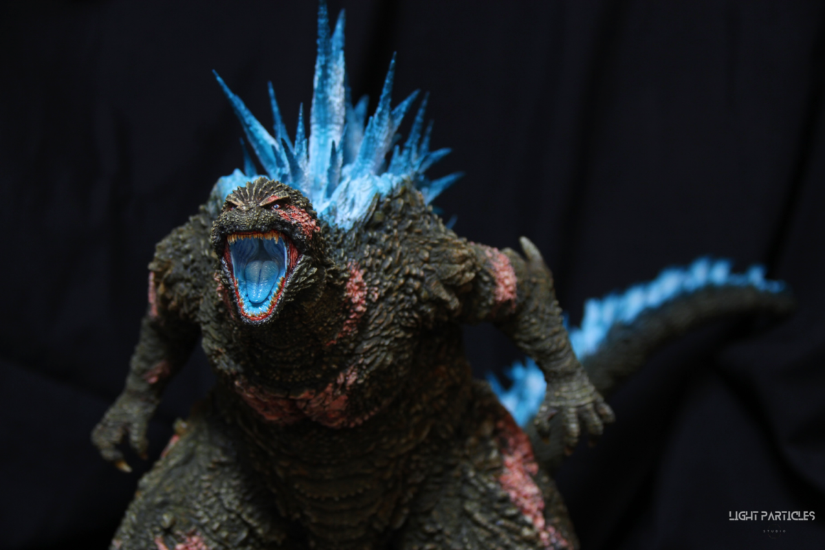 黒龍工房 ゴジラ(2023) 銀座咆哮 WF2025[夏] ガレージキット カスタム塗装