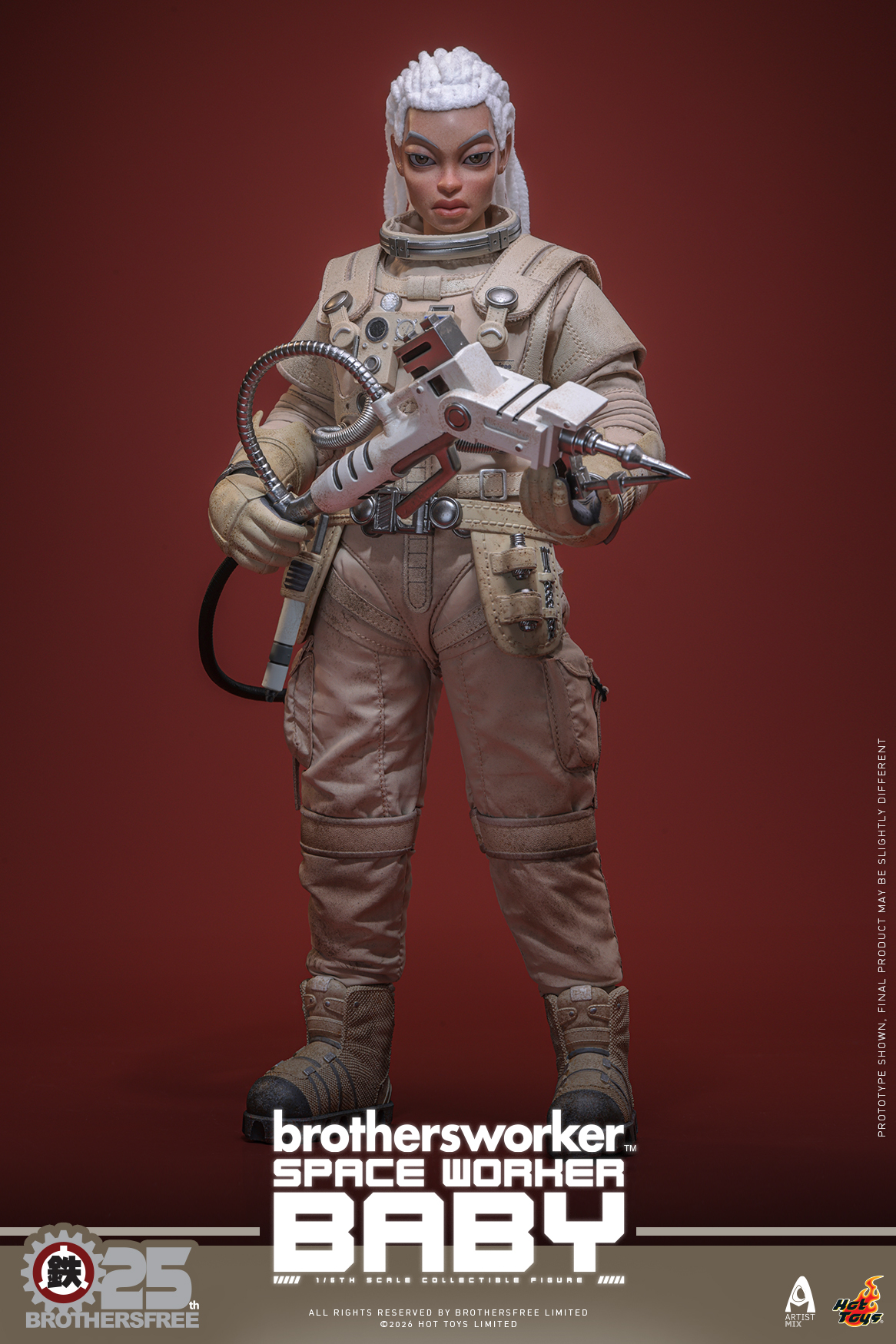 鉄人兄弟 ✕ HOT TOYS「Space Worker Baby」1/6スケール コレクタブル