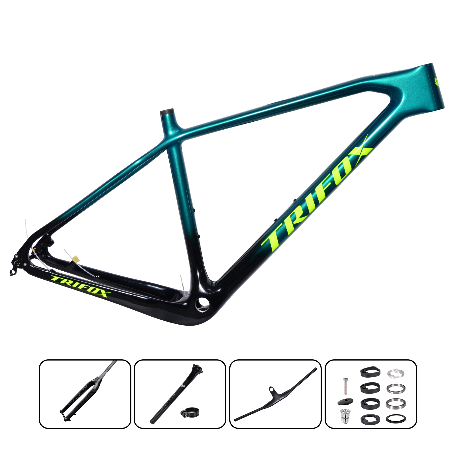 Lightweight Carbon Mountain Bike Frameset - SDY21 Bundle Sale