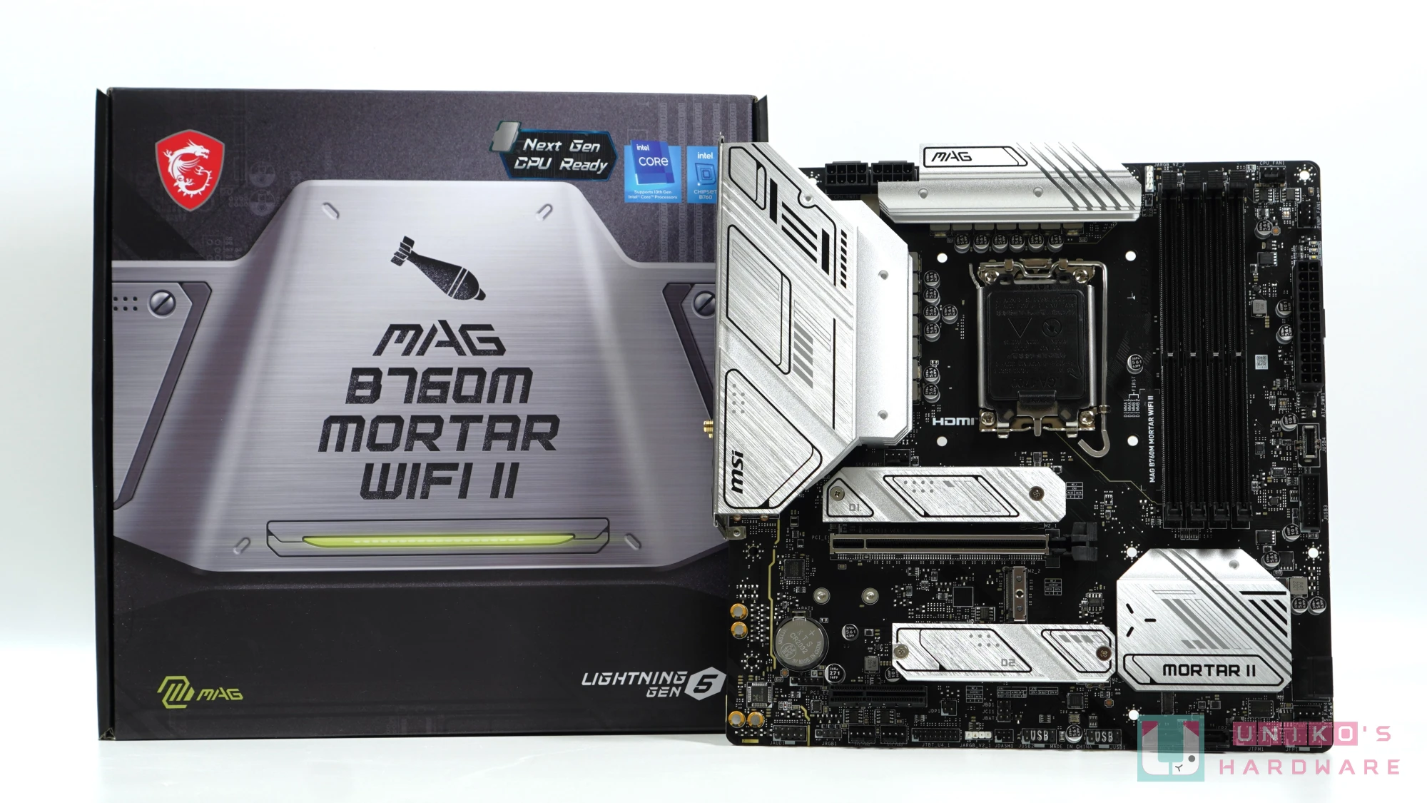 MSI MAG B760M MORTAR WIFI II 主機板開箱評測| UNIKO's Hardware