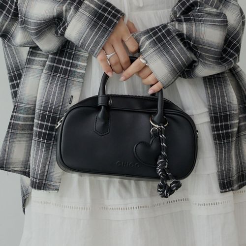 ハートチャーム付き横長ボストンバッグ | Chico(チコ)レディース | PAL