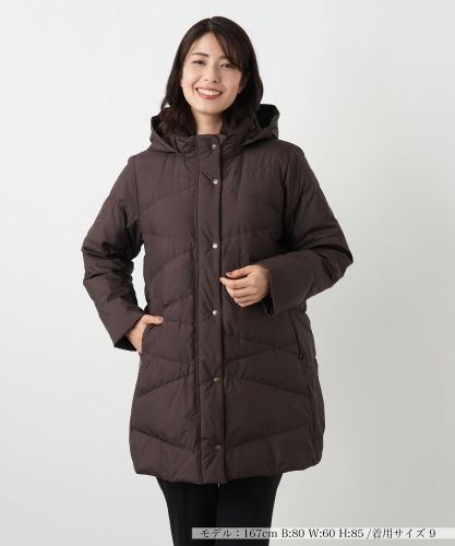 フーデッドダウンコート【Leilian WHITE LABEL】|レリアン | レリアン