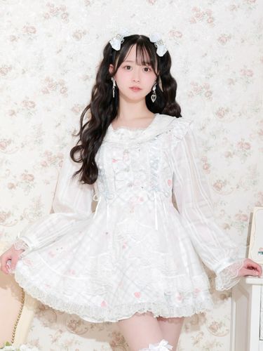 キラキラビジューセーラーセットアップ（セットアップ｜ピンク