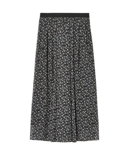 ストライプフラワー刺繍フレア スカート|ANAYI OFFICIAL ONLINE STORE