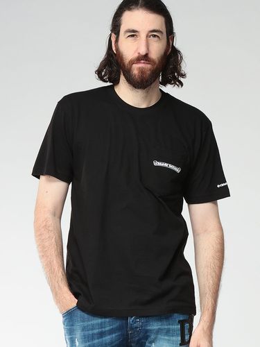 LOEWE (ロエベ) アナグラム刺繍 ポケット クルーネック 半袖 Tシャツ