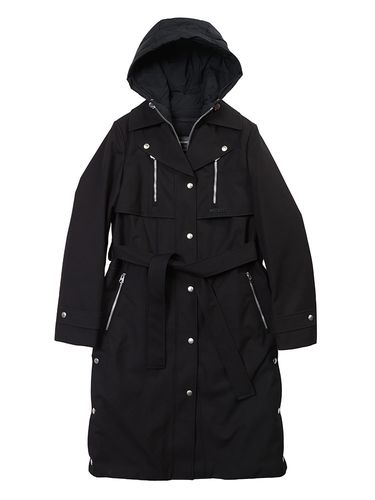 HERNO (ヘルノ) ウール 切り替え フルジップ ダウンコート