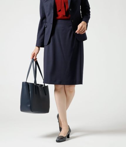 ウールシャドーチェック Aラインスカート(51212310-2024