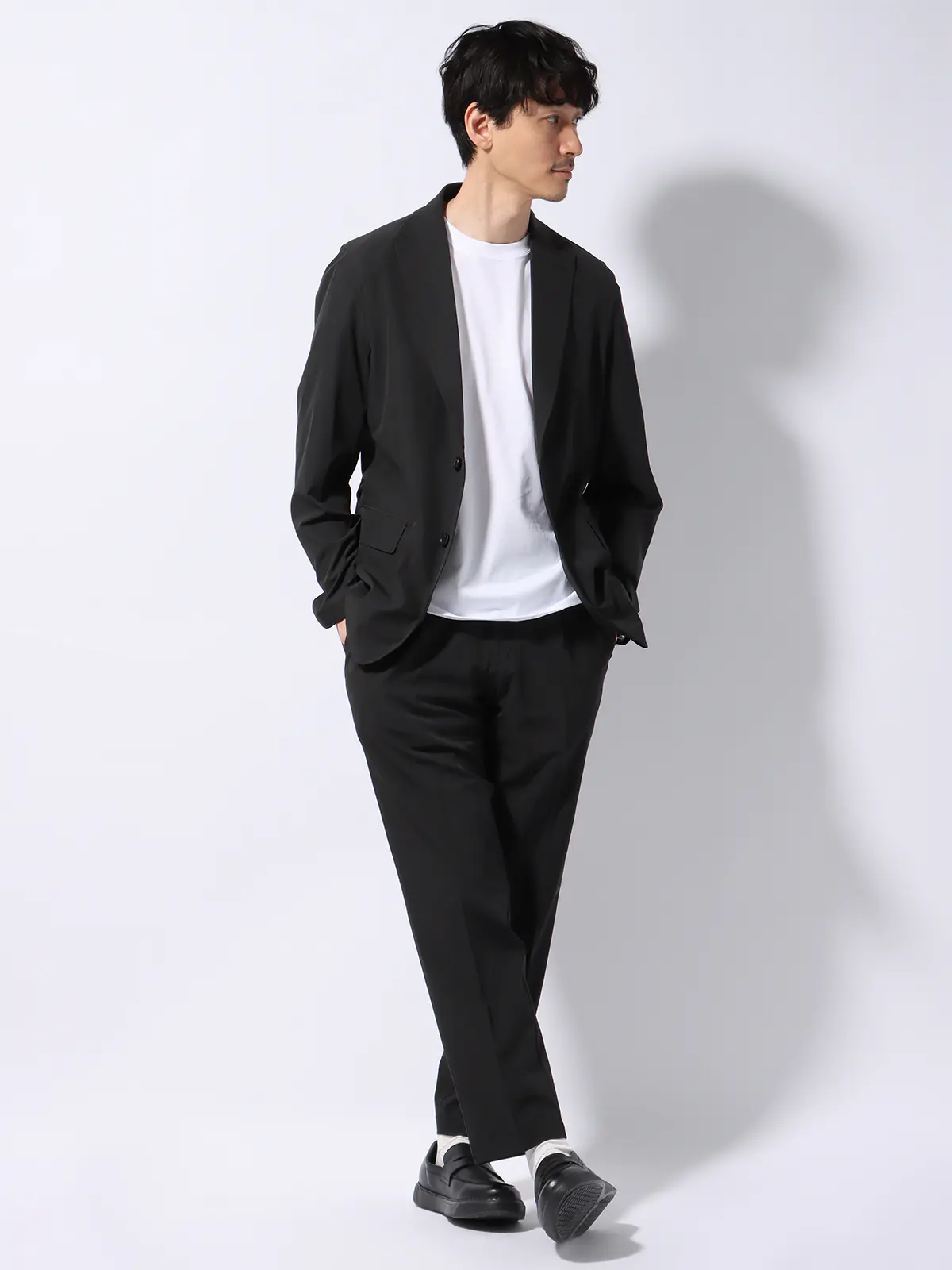 WEB限定／PERFORMANCE SUIT／ジャケット＆パンツ＆Tシャツセットアップ