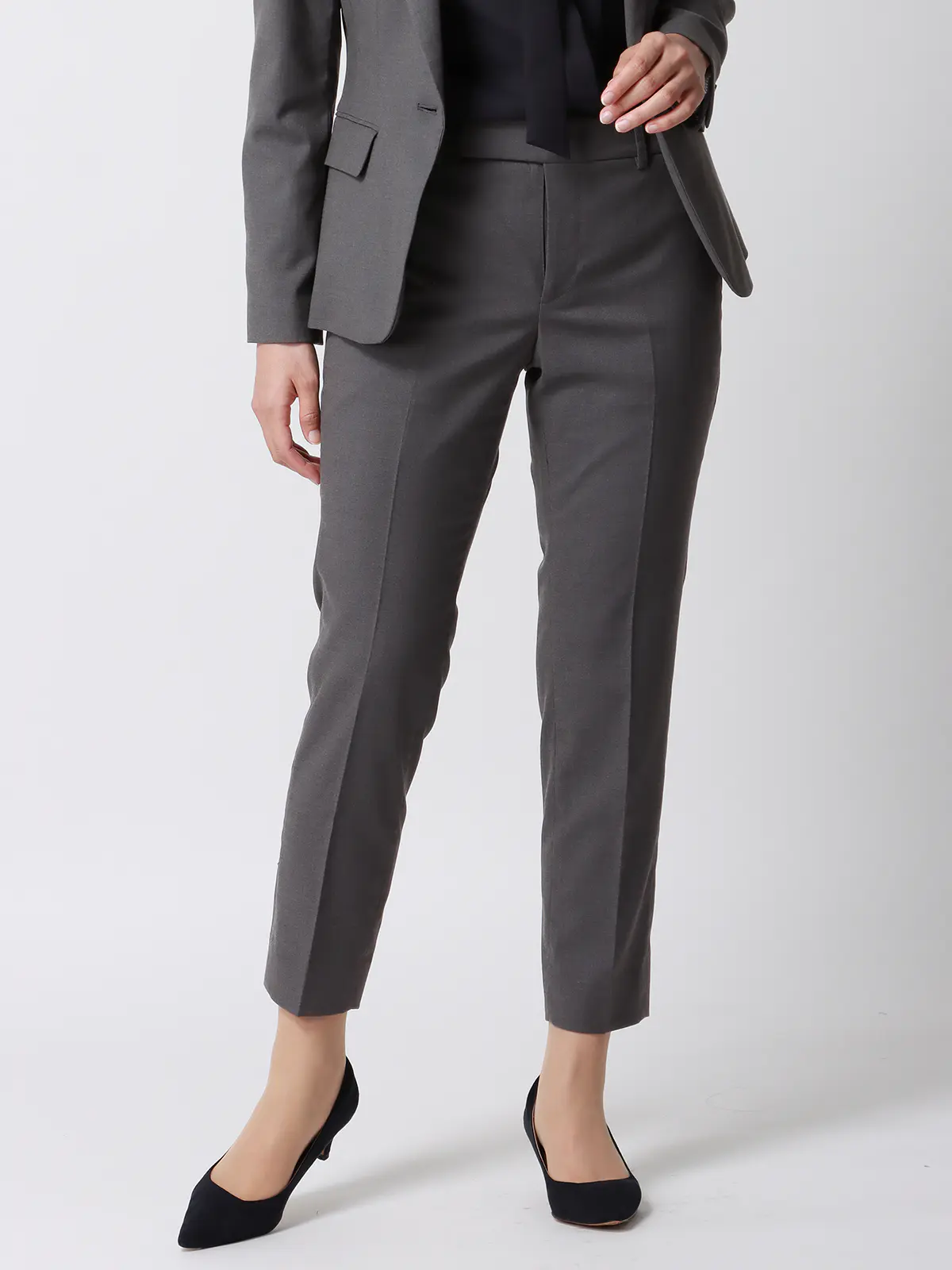 テーパードパンツ／ウォッシャブル／ギャバストレッチ／無地 | SUIT