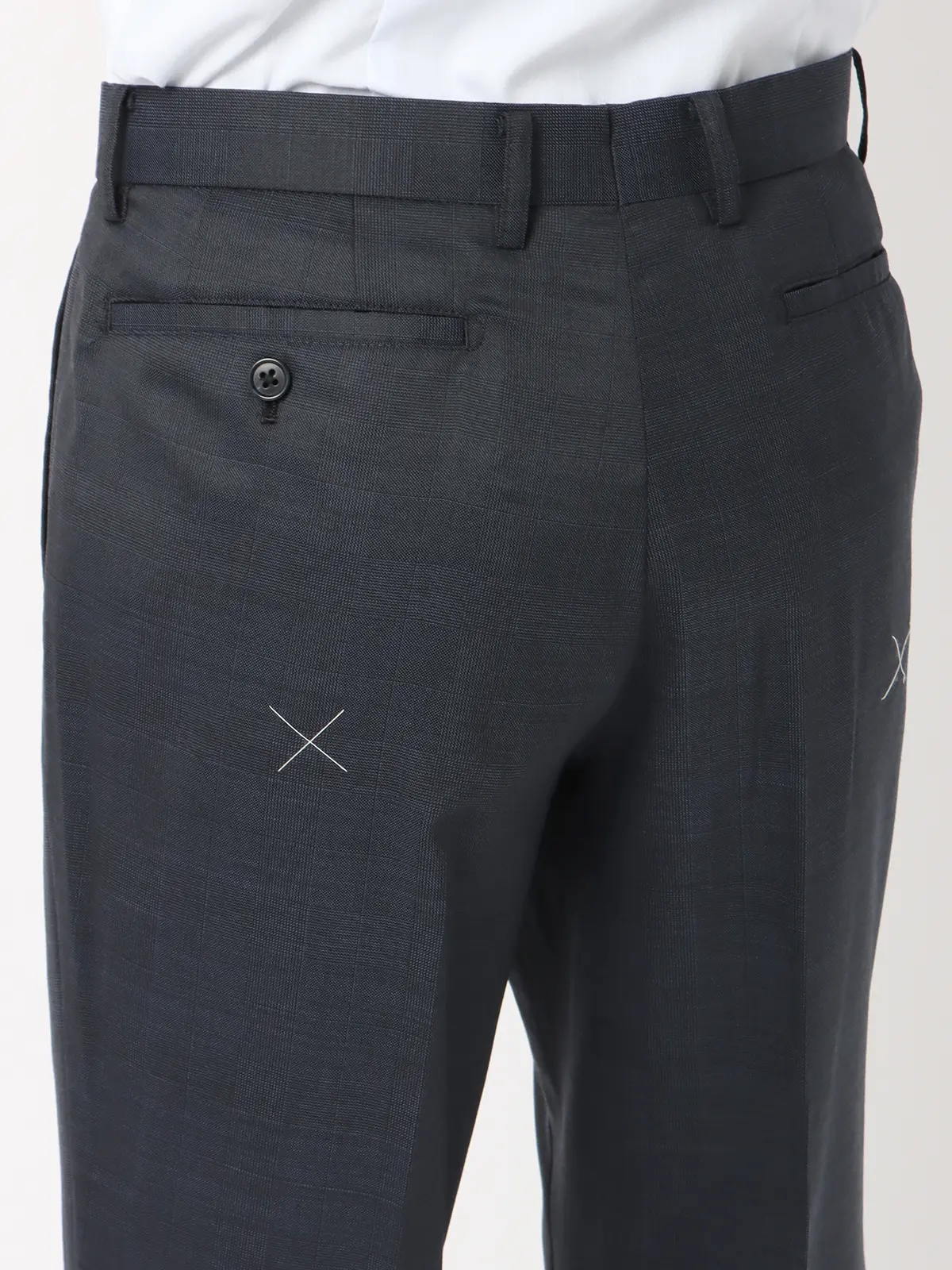 WEB限定／スーツ／ツーパンツ／2つボタン／グレンチェック／CH22