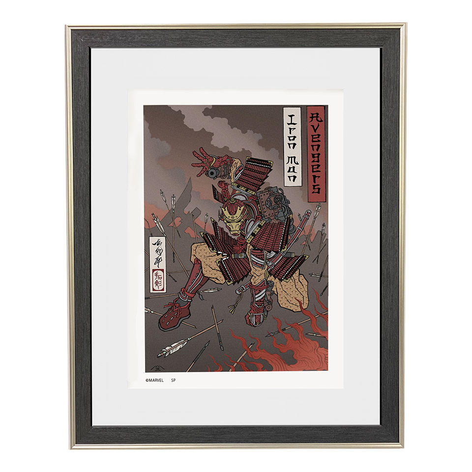 アベンジャーズ 浮世絵ジークレー版画「アイアンマン」｜浮世絵工房
