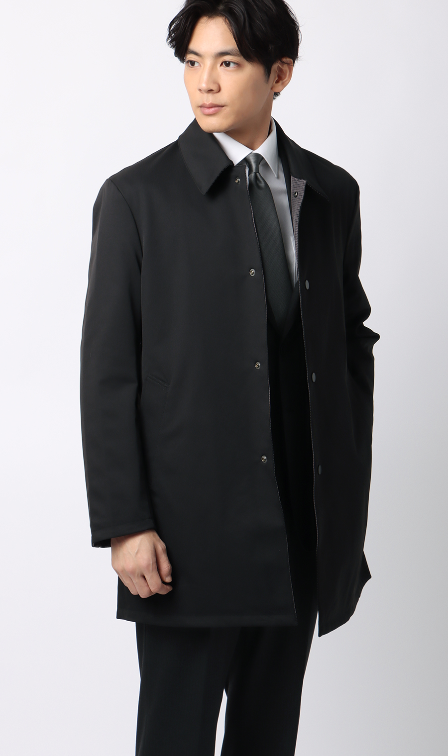 リバーシブルステンカラーコート (9402366-91) | A | 紳士服・スーツ