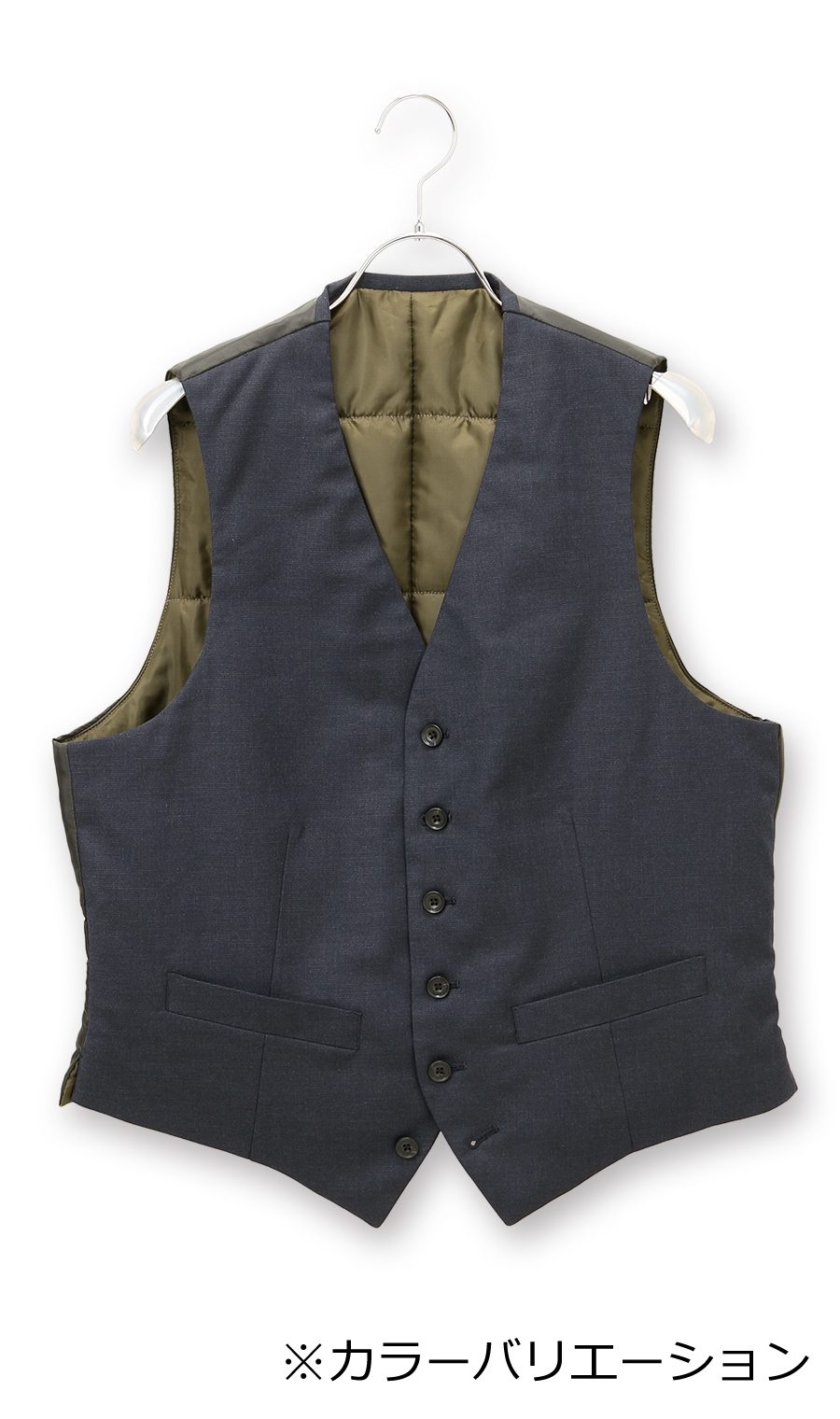 スタイリッシュ中綿ベスト《HEATEAS》 (AVFP2308-44) | PERSON'S FOR