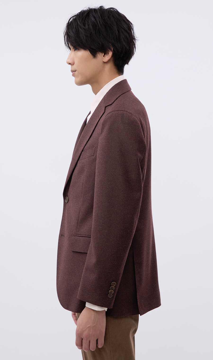 ウールカシミヤ混ジャケット【Loro Piana FAVOLA】 (345000-01