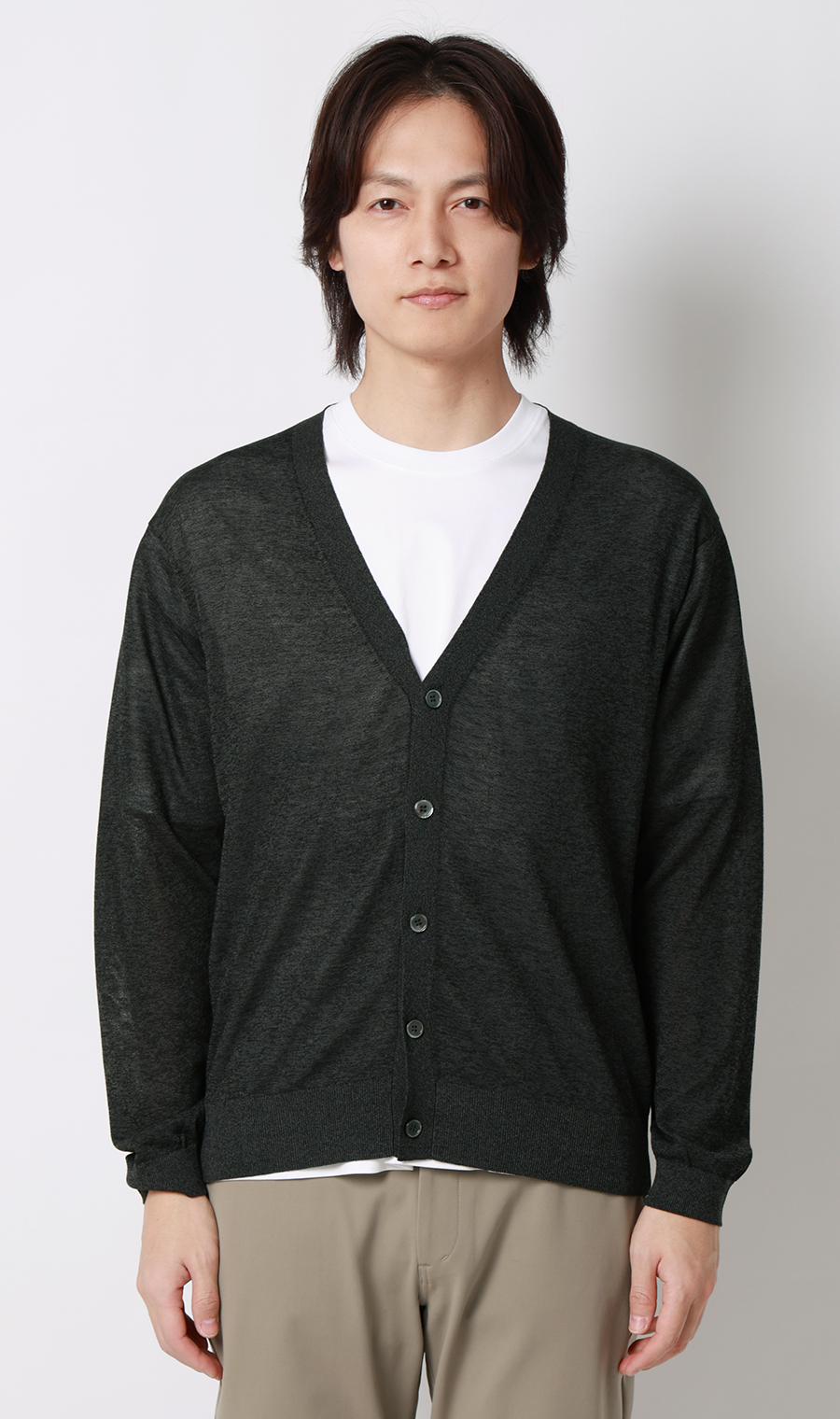 ニットカーディガン【接触冷感】 (ACKN6303-33) | ACTIBIZ | 紳士服