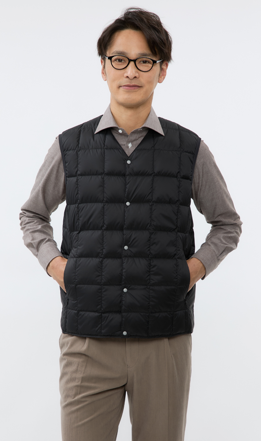 インナーダウンベスト【TAION】 (T001-01) | TAION | 紳士服・スーツ