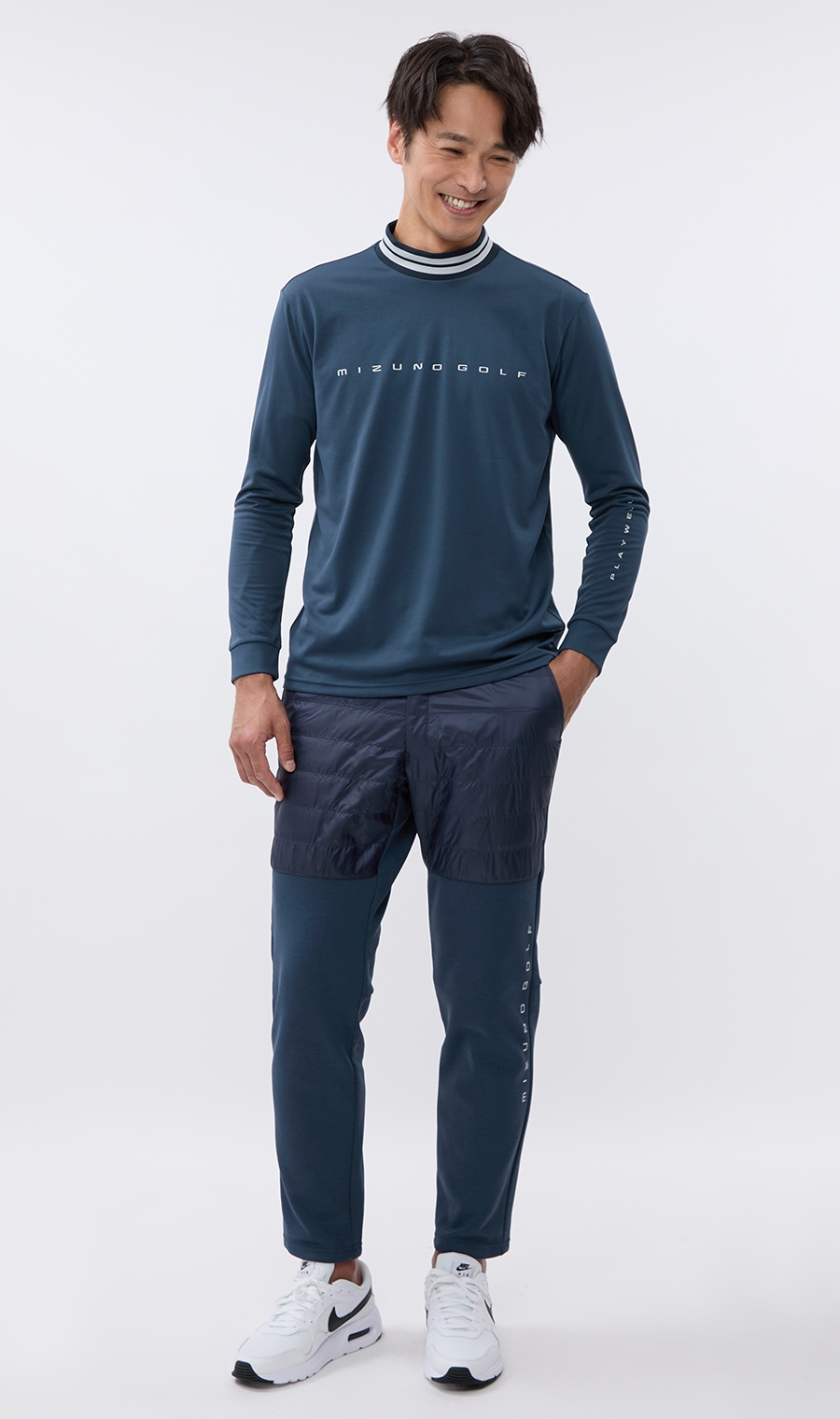 ハイブリッドパンツ【MIZUNO GOLF】【セットアップ着用可】【裾上げ