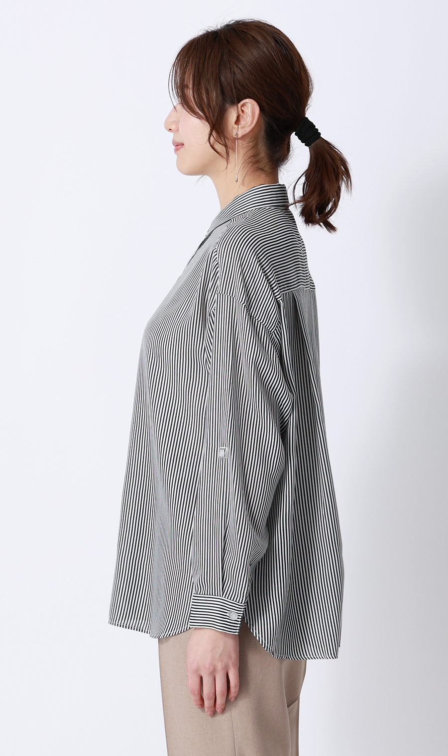 ロンドンストライプシャツ【長袖】 (ABL26111-04) | ANCHOR WOMAN