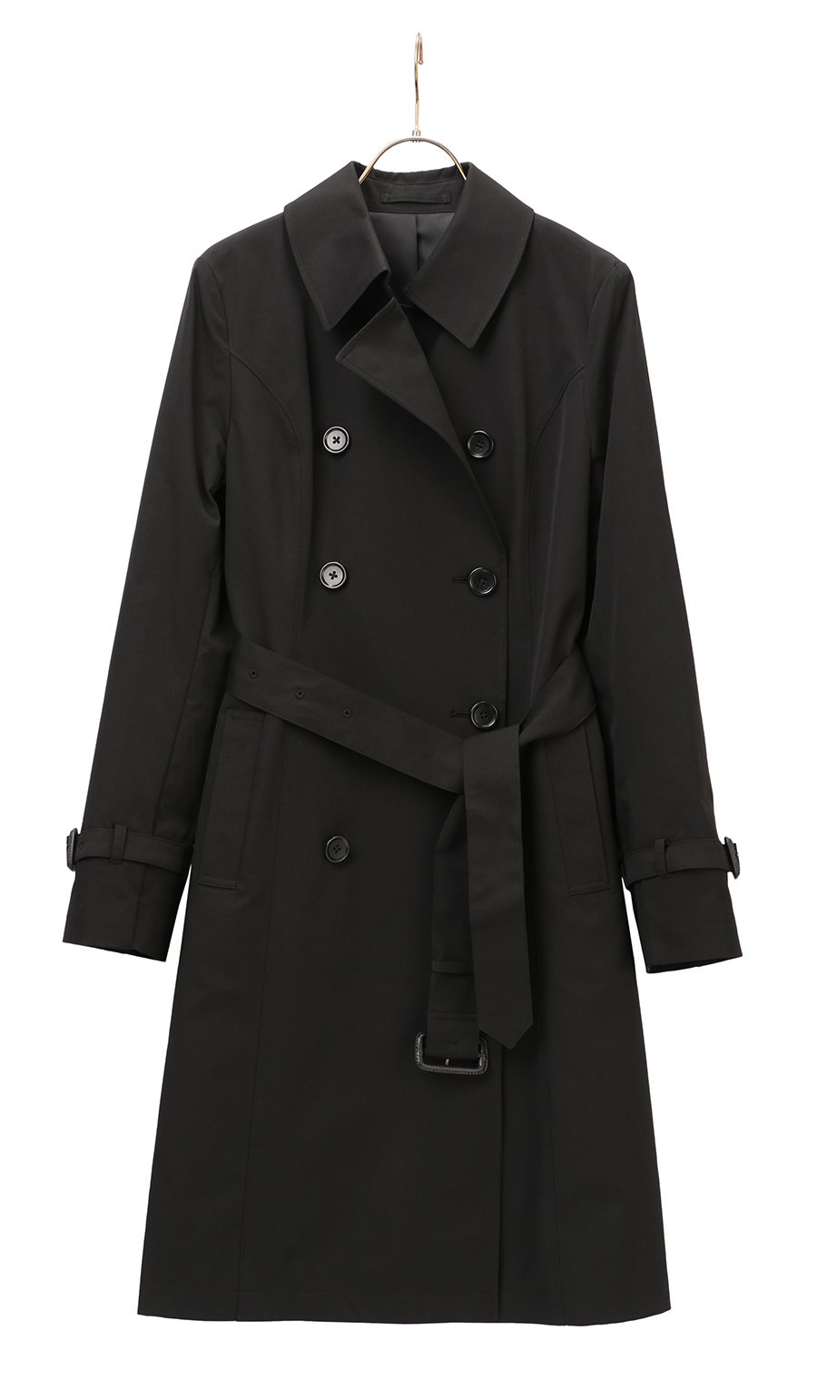 ロング丈ダブルトレンチコート【撥水加工】 (GWL21100-01) | I.M.G.N