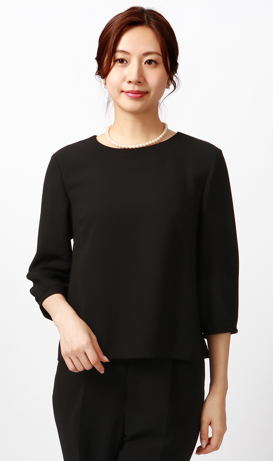 Vカラーフォーマルスーツ【3点セット】【ウォッシャブル】【裾上げ済み