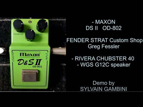 Maxon OD-802 D & S II Distortion/Sustainer | Effects Database