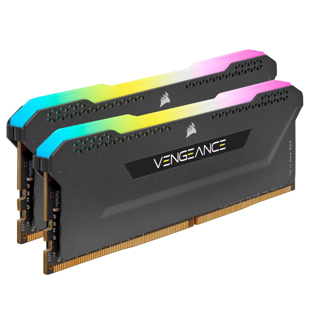 CORSAIR 32GB(2x16GB) Vengeance RGB PRO SL Siyah 3600MHz CL18 DDR4