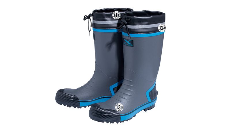 ジーベック 85718 セフティ長靴 スチール先芯｜安全靴の通販なら