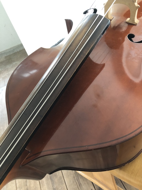 コントラバス指板削り｜バイオリンショップA2ラボラトリー