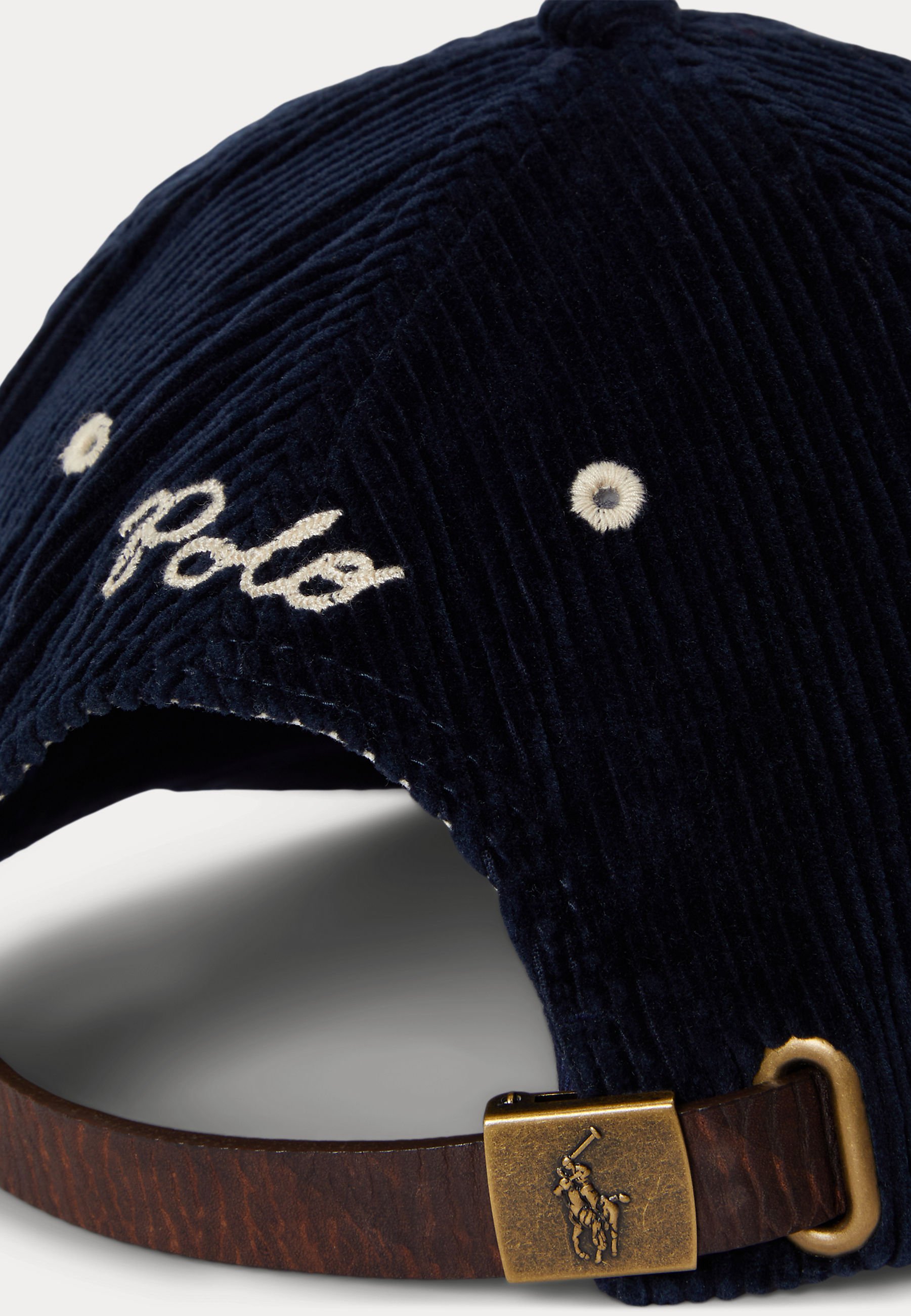 Polo Ralph Lauren NY PATCH CORDUROY BALL CAP - Cap - hunter navy